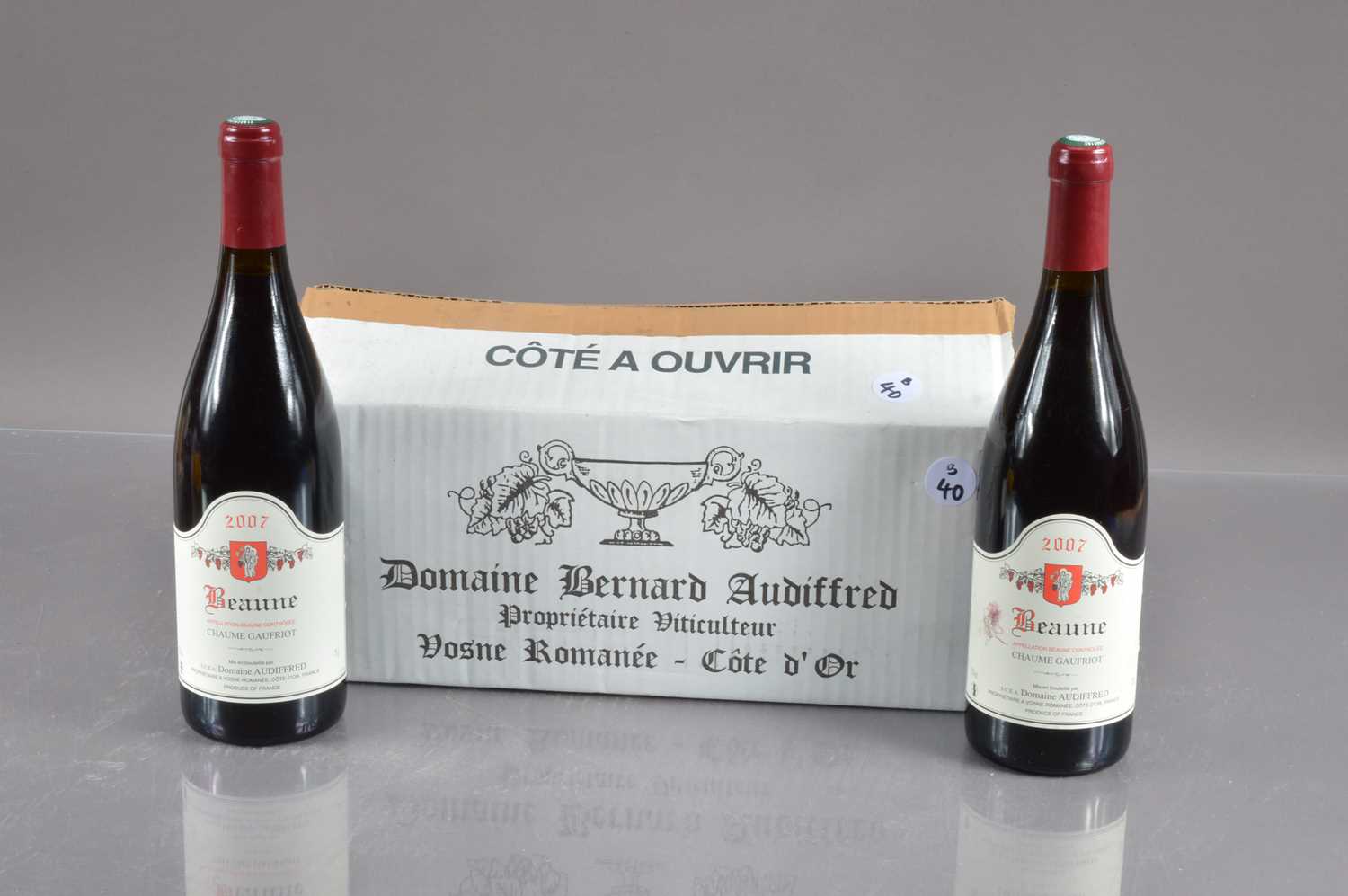 Six bottles of Beaune Chaume Gaufriot 2007,