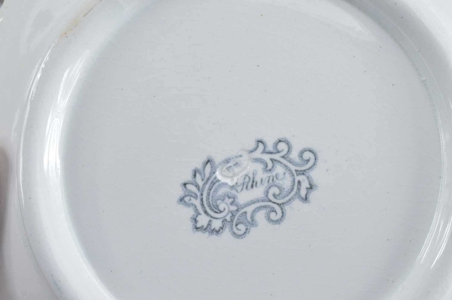 A 19th Century Antique Victorian Staffordshire transfer ware earthenware pottery dinner service in - Image 3 of 6