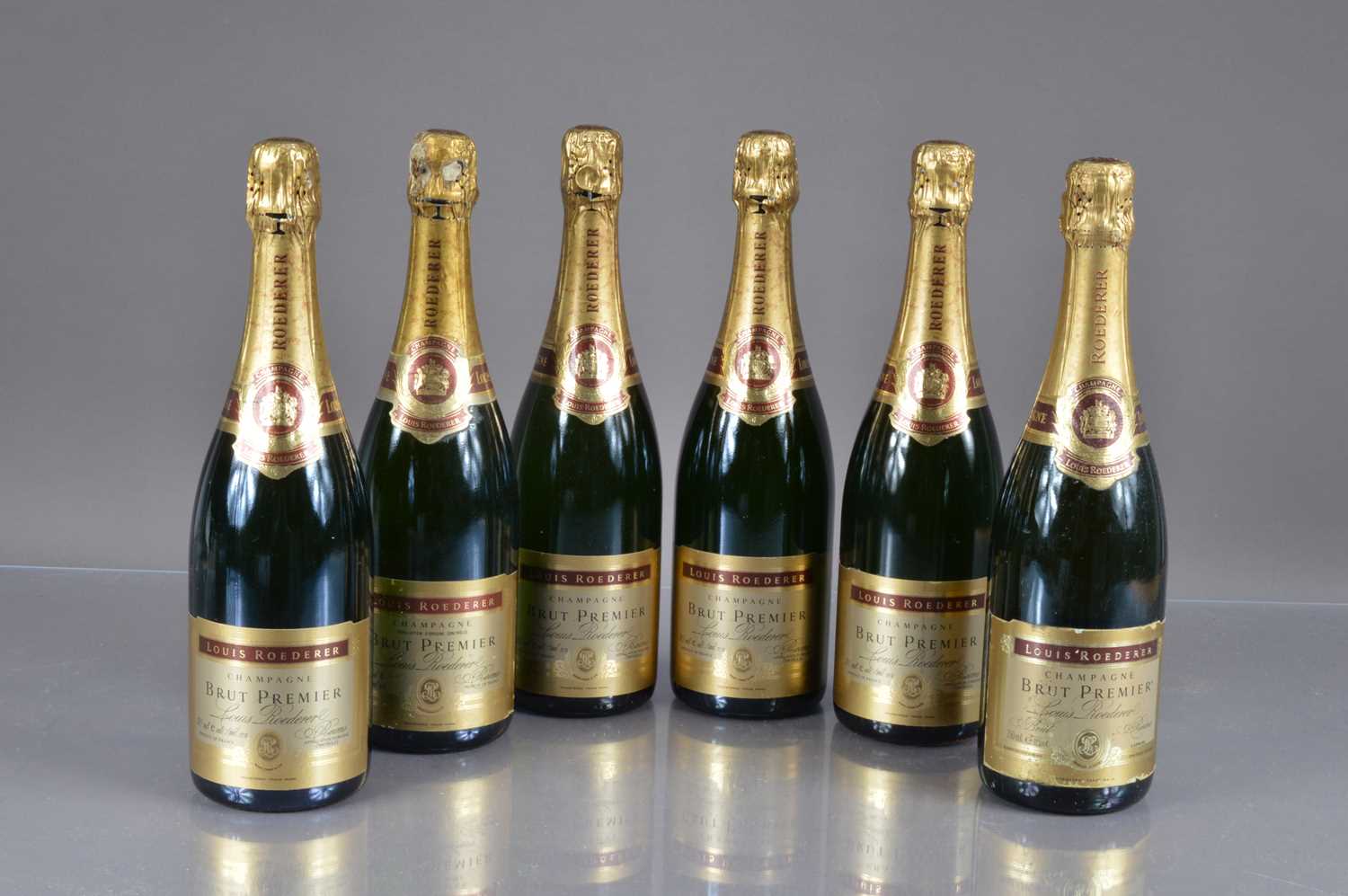 Six bottles of Louis Roederer 'Brut Premier' Champagne, - Image 2 of 3