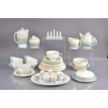 A Susie Cooper Art Deco pottery breakfast set in "Wedding Ring" pattern circa 1921,