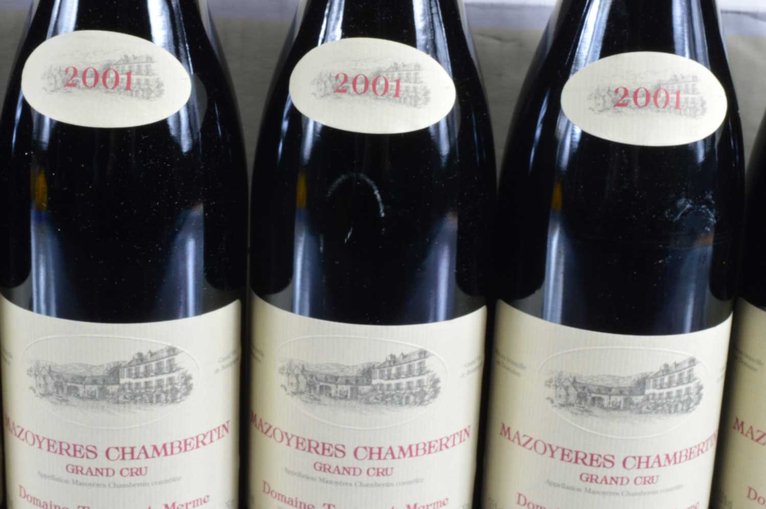 Six bottles of Mazoyeres Chambertin Grand Cru 2001, - Image 2 of 2