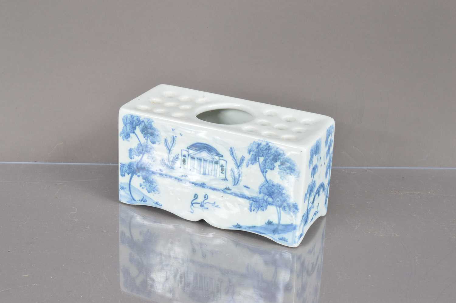Deborah Sears 'Isis Ceramics' flower brick in 'English Garden' pattern,