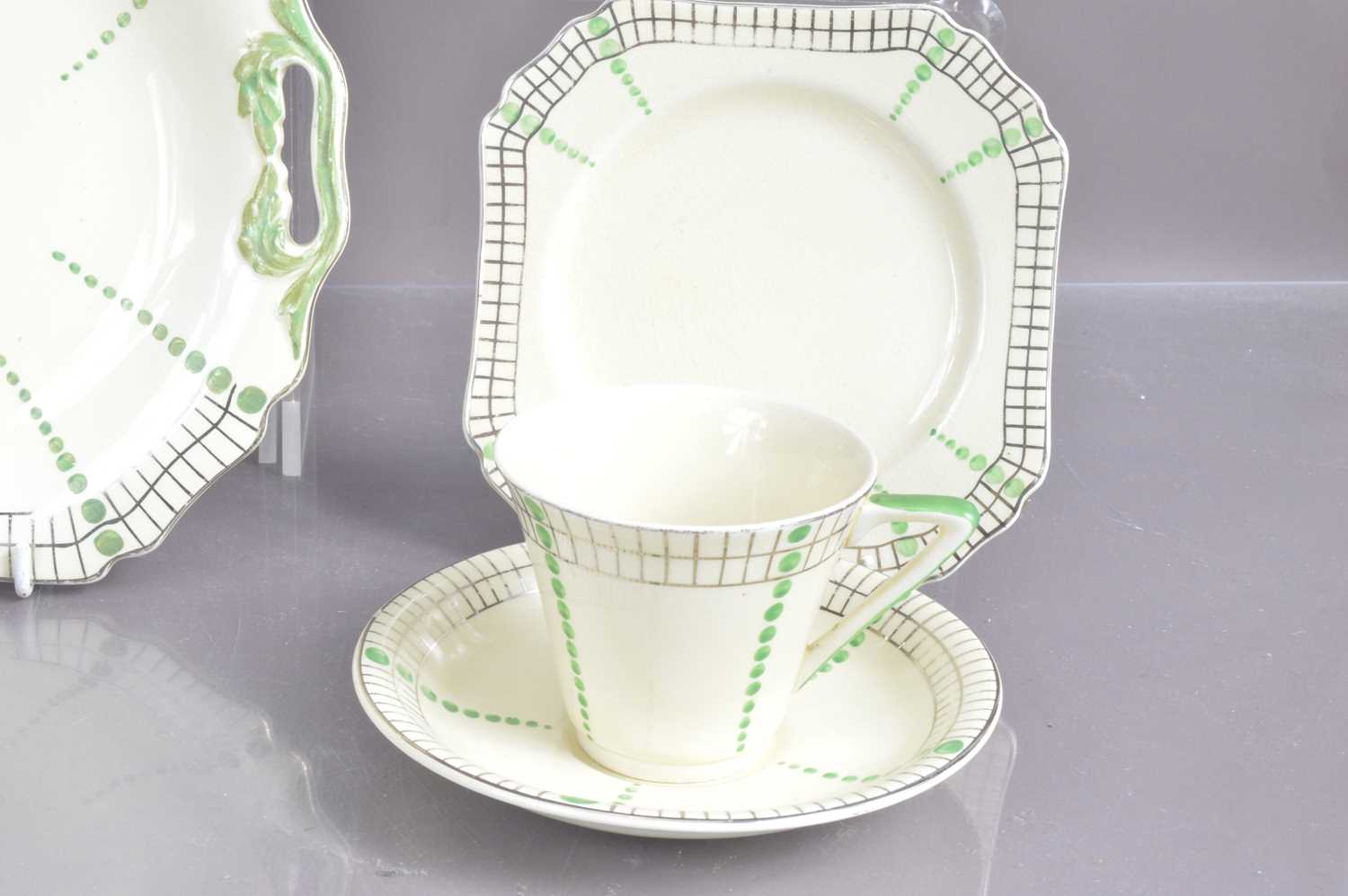 A 'Konny Kraft' Art Deco teaset, - Image 2 of 2