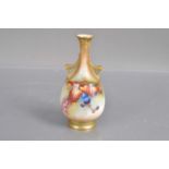 A Royal Worcester blush ivory bud vase,