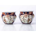 Two Japanese Imari Jardinieres,