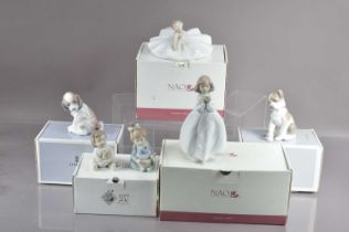 Two Lladro porcelain model dogs with their origonal boxes,