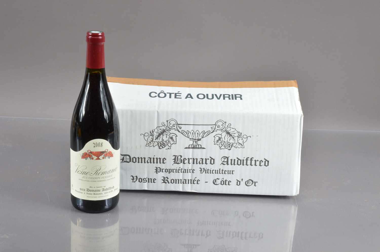 Six bottles of Vosne Romanee 'Aux Champs Perdrix' 2008,