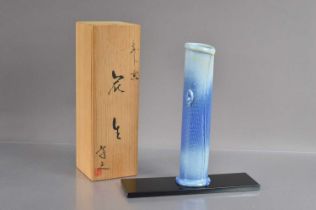 Japanese studio pottery vase by Takayuki Mukose (XXth Century),