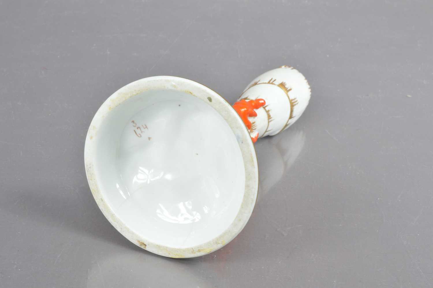 A Victorian porcelain tower shell and coral shaped spill-vase, - Image 5 of 5