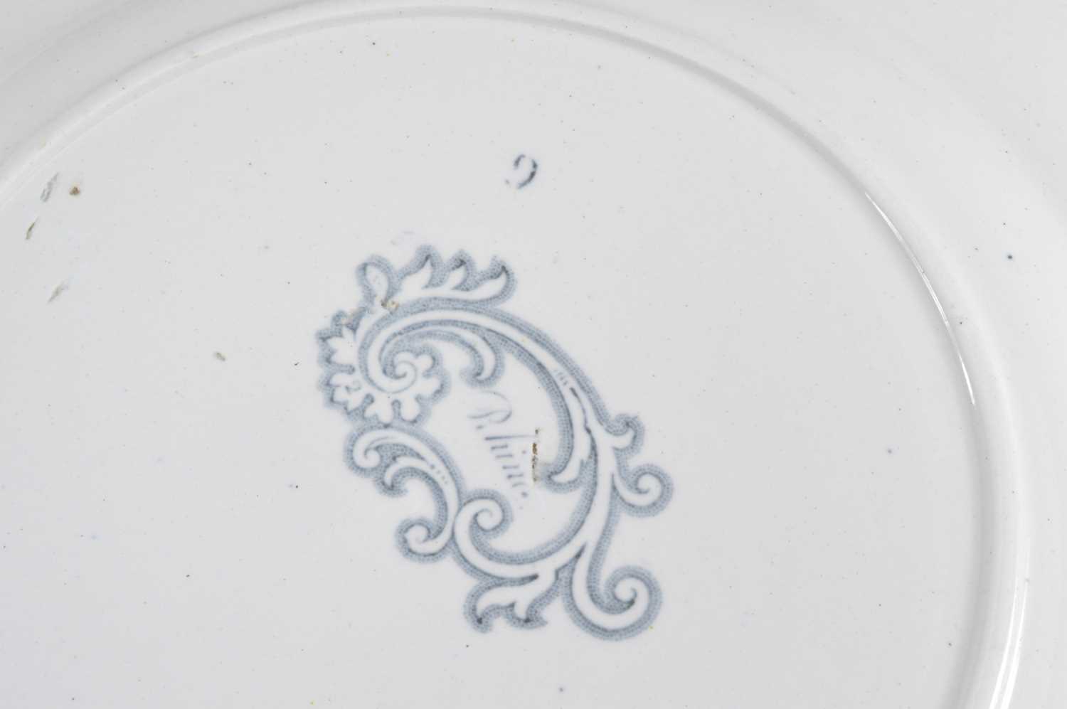 A 19th Century Antique Victorian Staffordshire transfer ware earthenware pottery dinner service in - Image 5 of 6