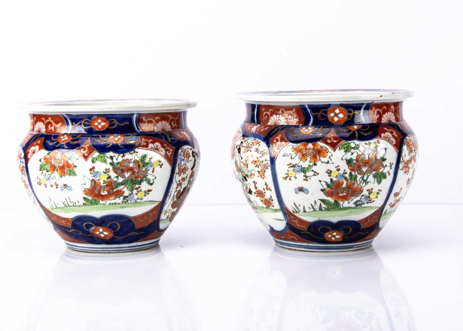 Two Japanese Imari Jardinieres, - Image 3 of 3