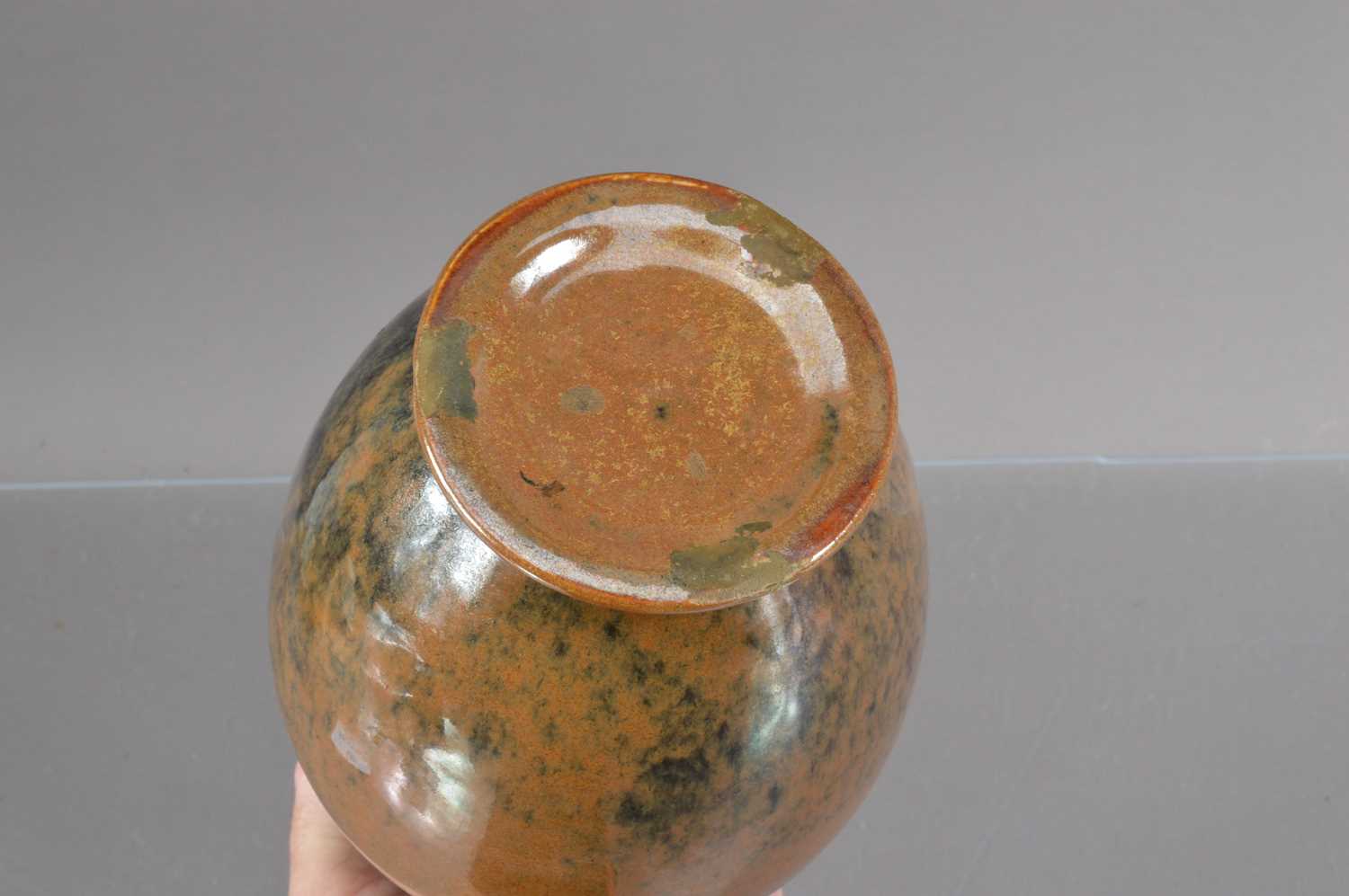 A 20th Century Japanese art pottery vase, - Image 2 of 2