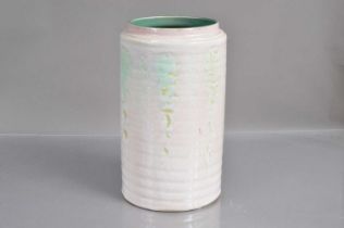 A striking Royal Doulton art pottery cylindrical vase in the aesthetic taste,