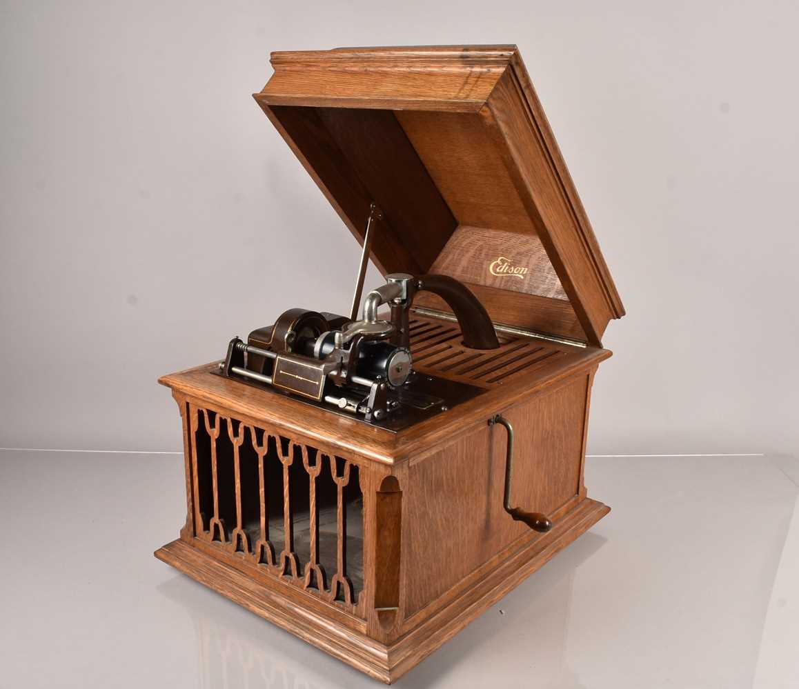 An Edison Amberola V Phonograph,