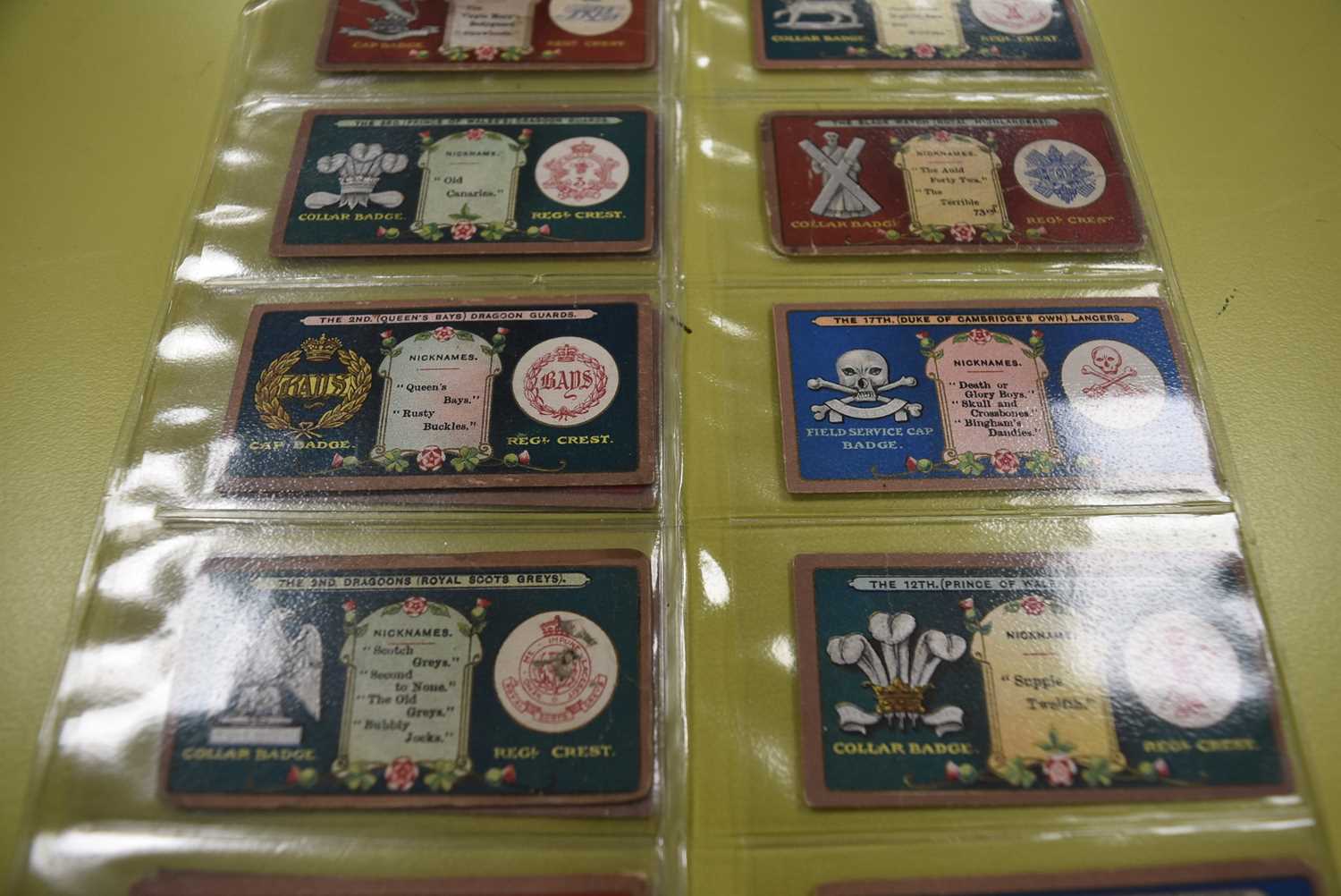 Military Medals and Regimental Standards Themed Cigarette Card Sets (9), - Image 3 of 17