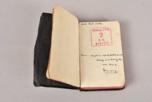 A WWII pocket bible from Stalag IV-G,
