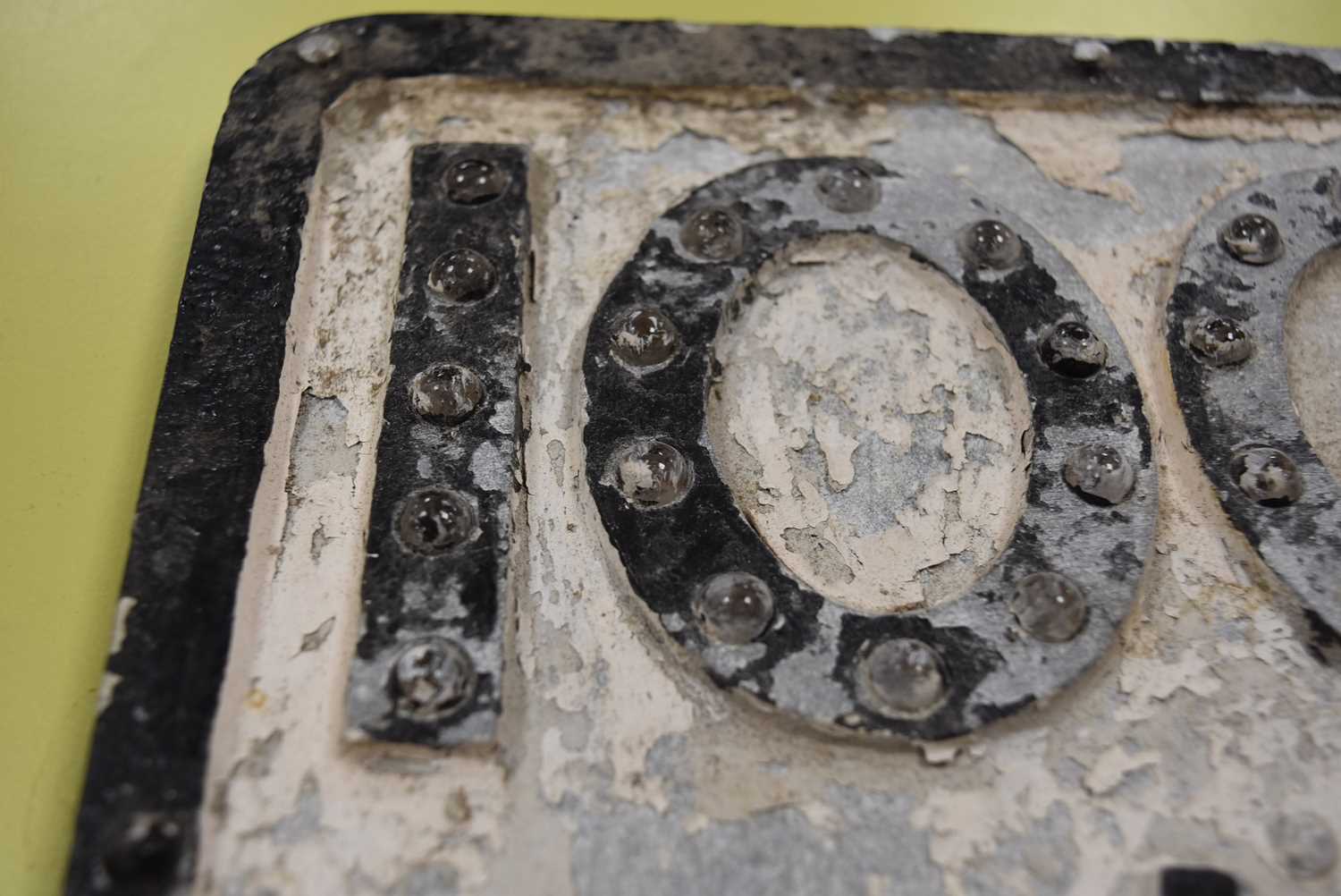 A Pre-Warboys 'Low Bridge' Road sign, - Image 4 of 9