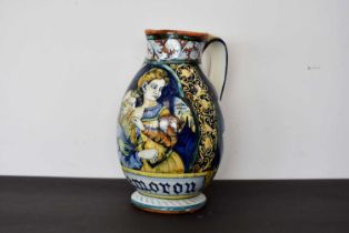A large 20th Century Pharmaceutical stoneware water/oil jug,