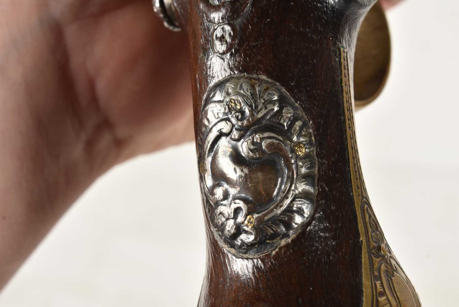 A 19th Century Flintlock boot/belt pistol, - Image 6 of 10