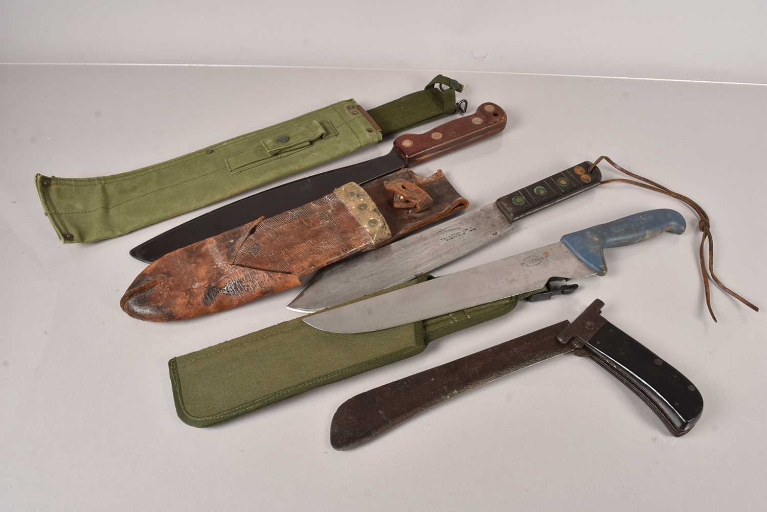 A WWII Military Issue machete by S & J Kitchin,