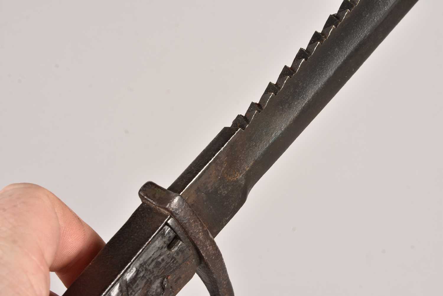 A German Sawback Bayonet by Simson & Co, - Image 3 of 10