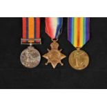 Boer War and WWI medal group,