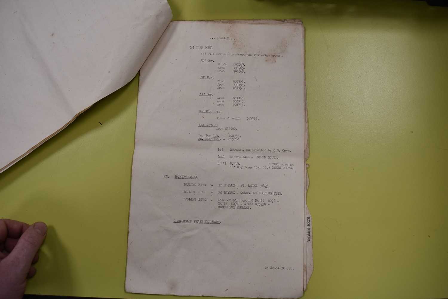 A collection of original D-Day Documents, - Image 35 of 36