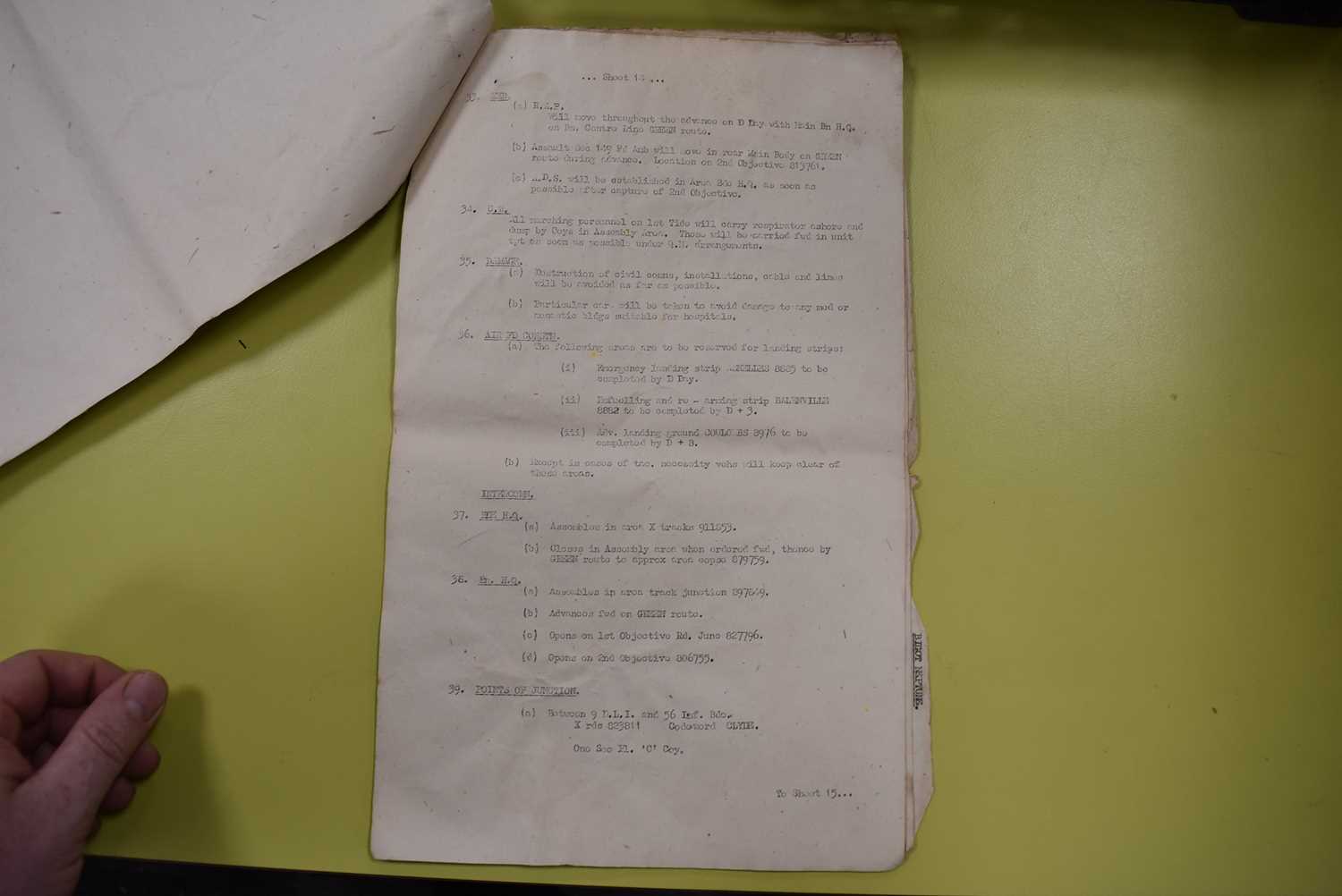 A collection of original D-Day Documents, - Image 26 of 36