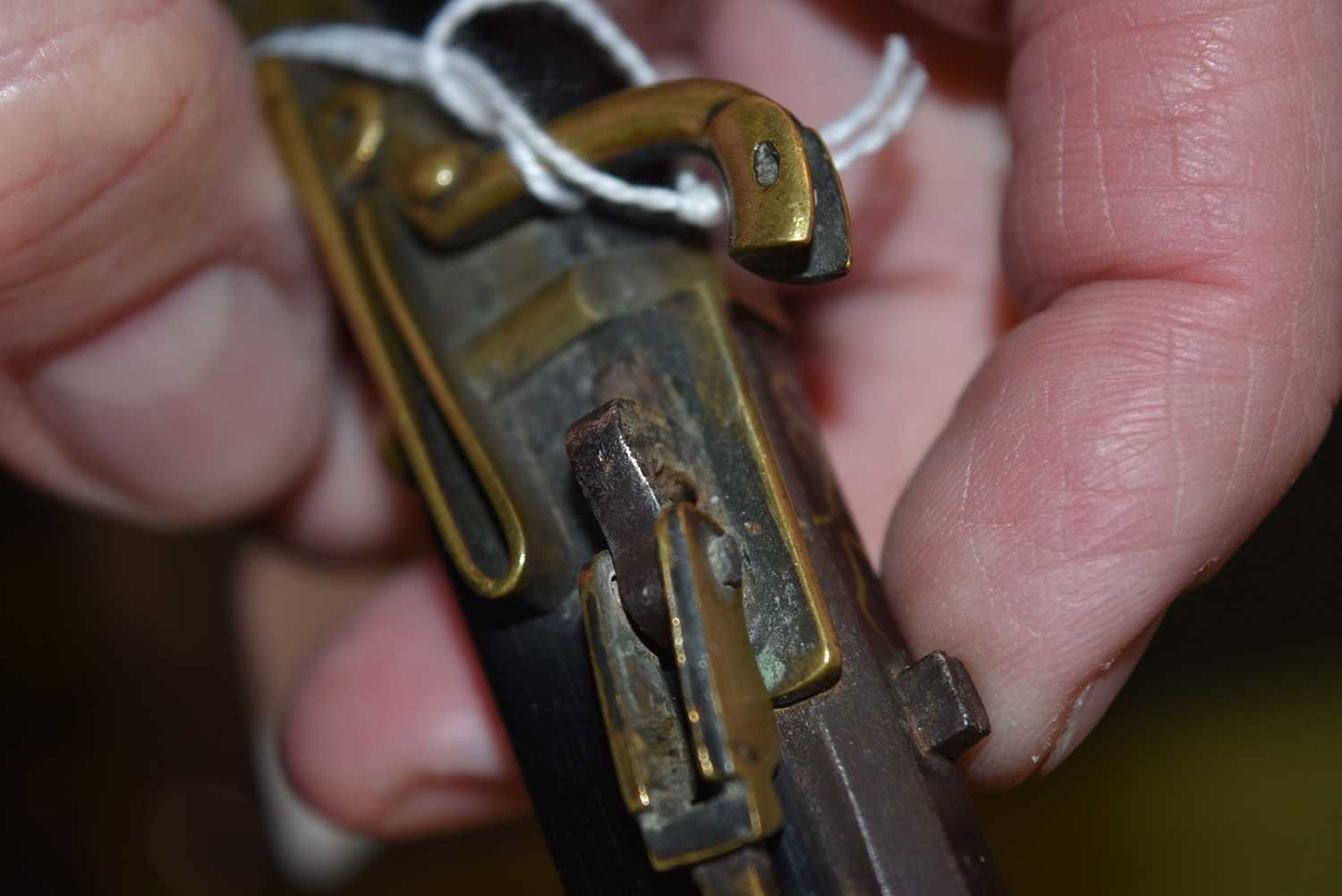 A miniature Japanese Matchlock pistol, - Image 8 of 8