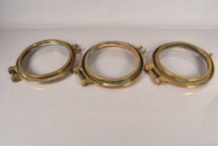 Three Brass Portholes,