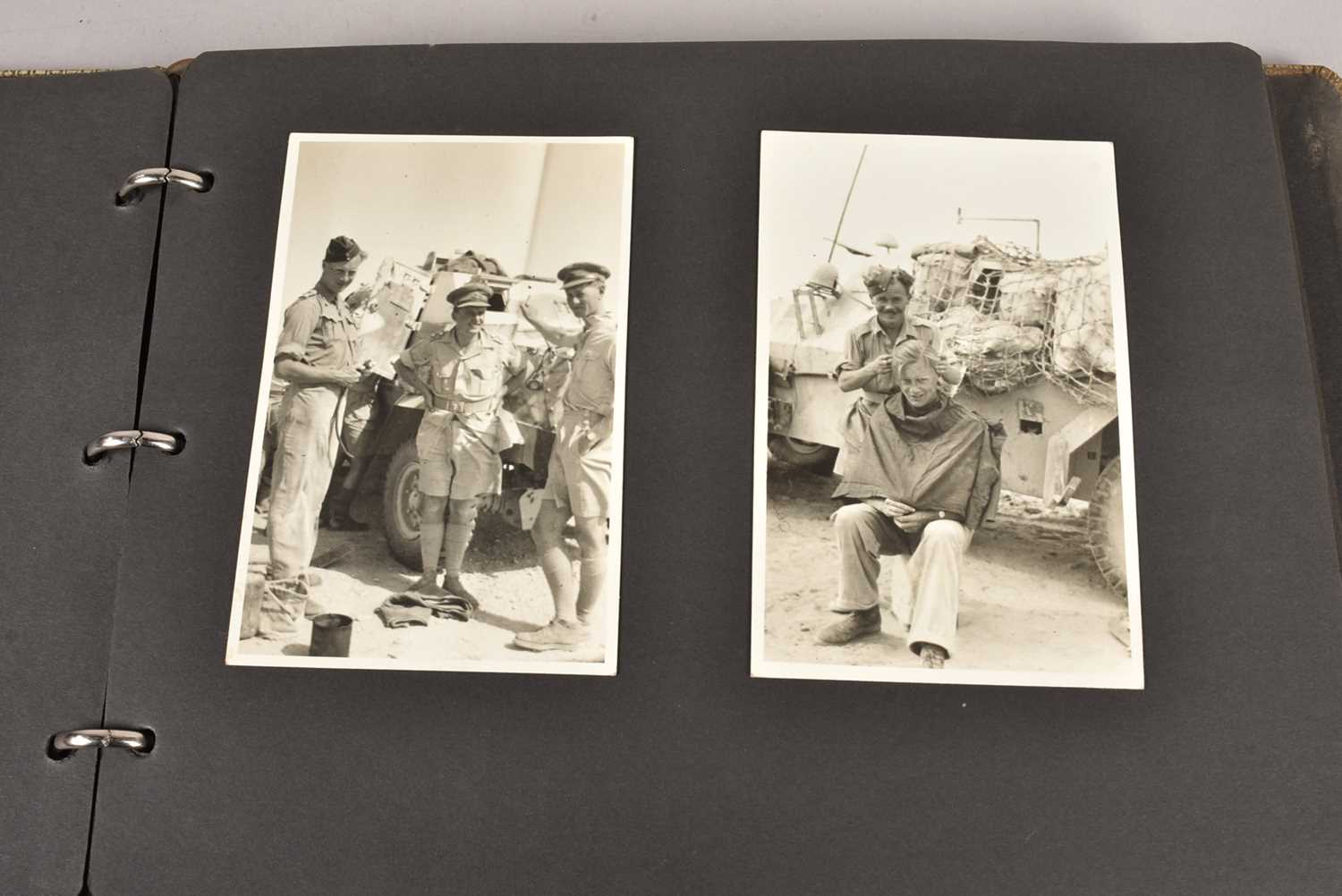 An interesting WWII Military Photograph album, - Image 8 of 22