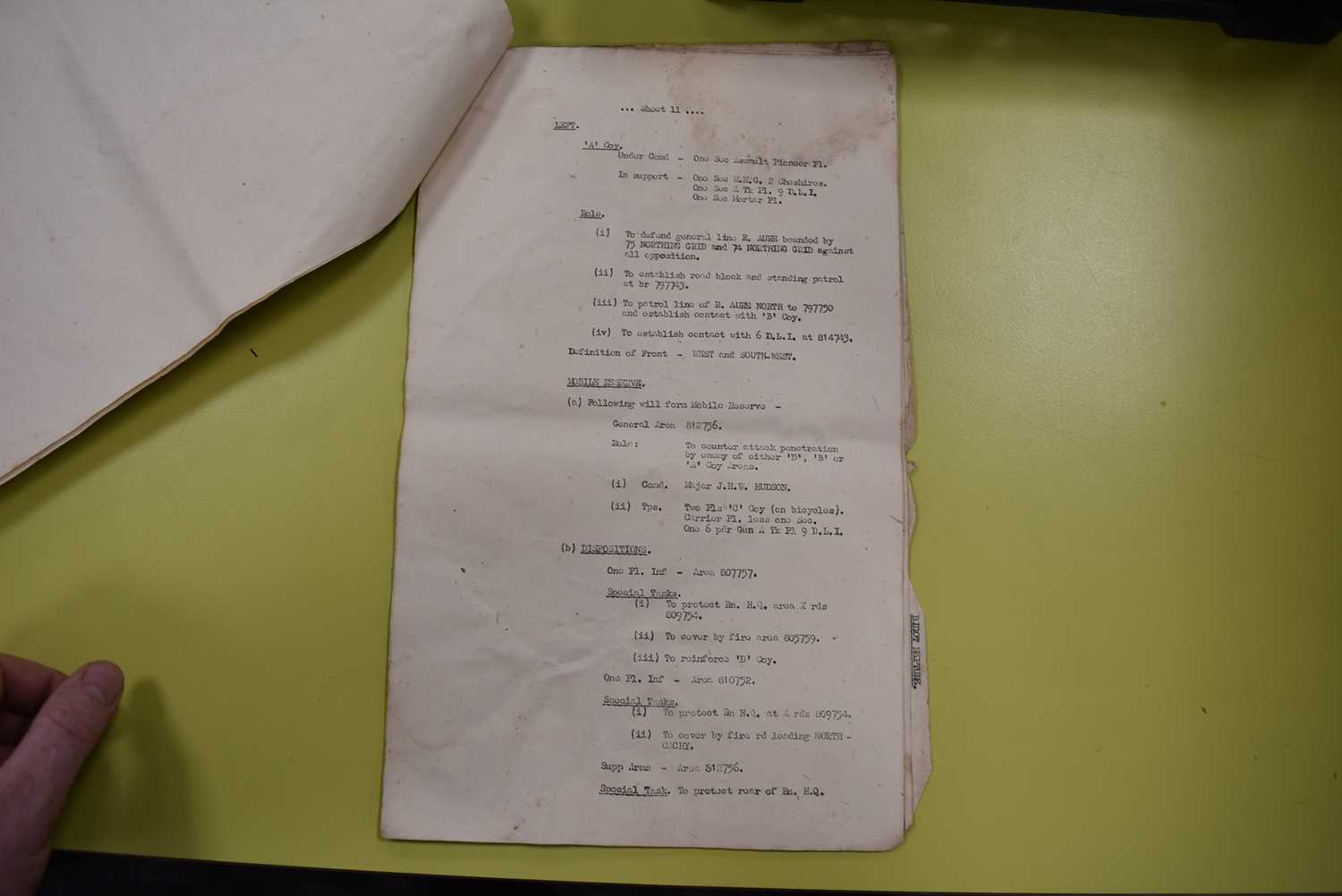 A collection of original D-Day Documents, - Image 33 of 36