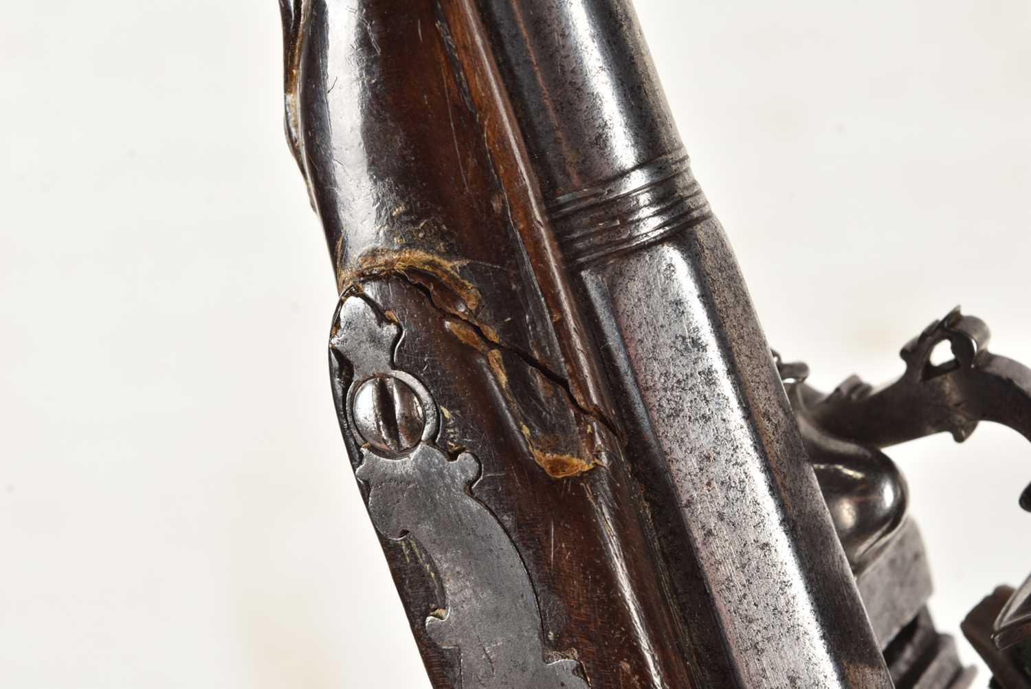 An 18th Century unnamed Flintlock pistol, - Image 10 of 10