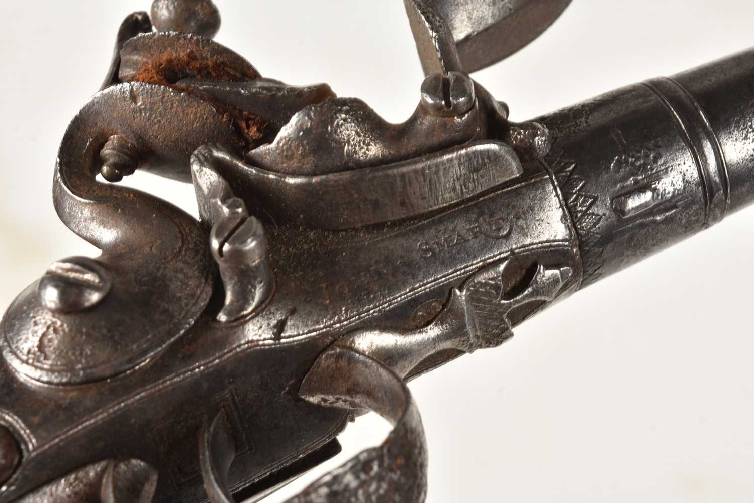 A 17th Century Flintlock pistol by John Smart, - Image 3 of 10
