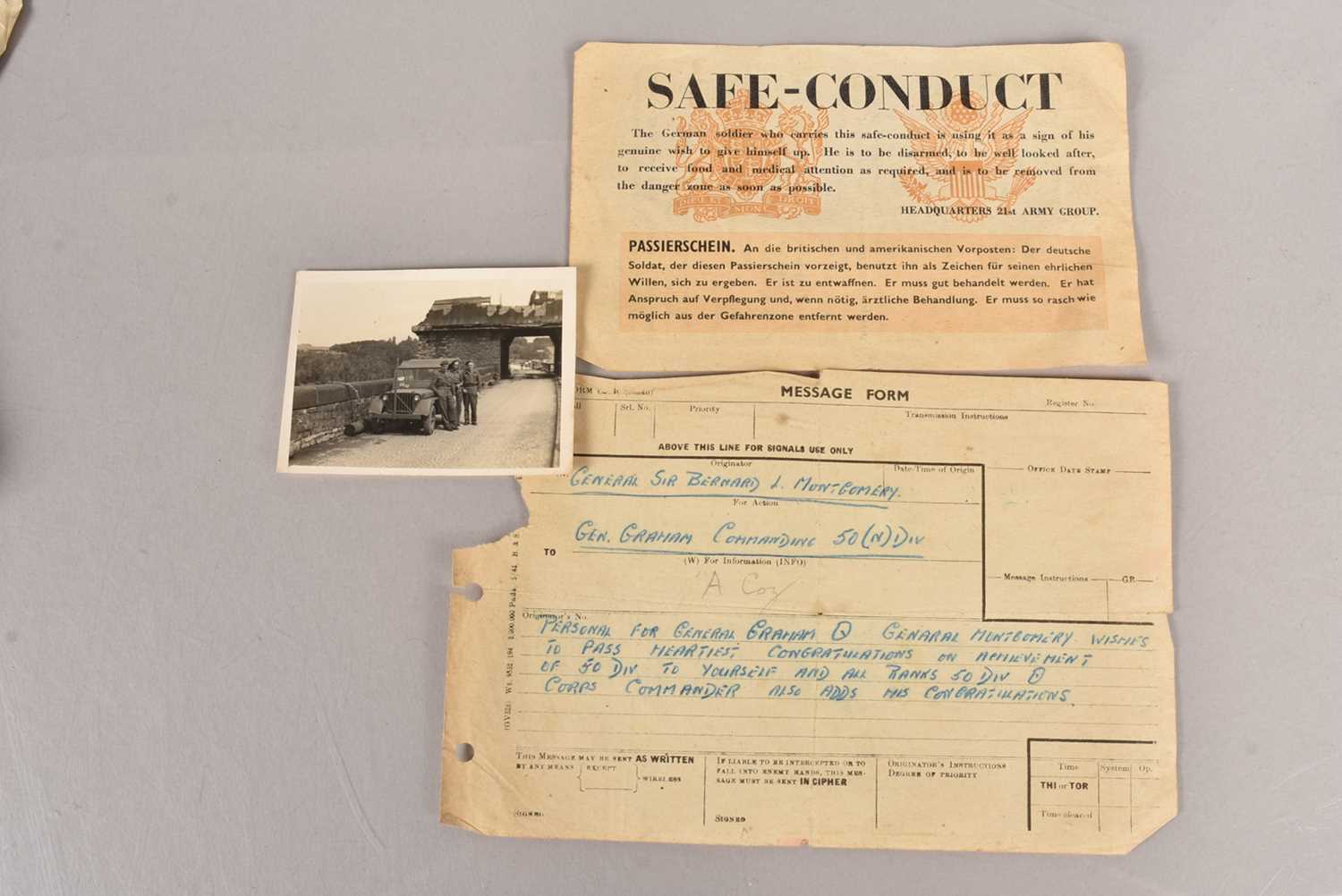 A collection of original D-Day Documents, - Image 4 of 36