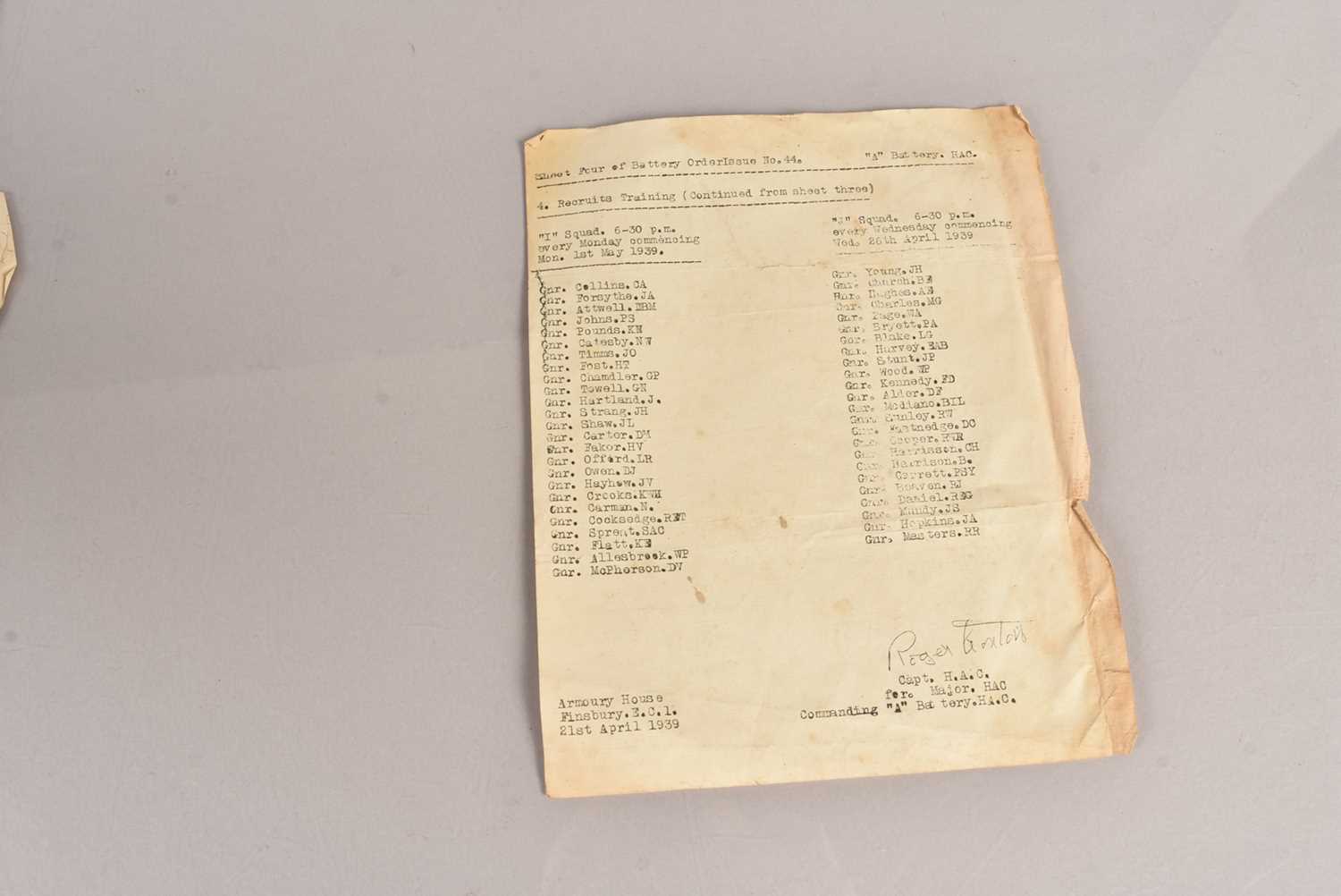 A collection of original D-Day Documents, - Image 7 of 36