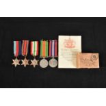 An Unattributed WWII medal group,