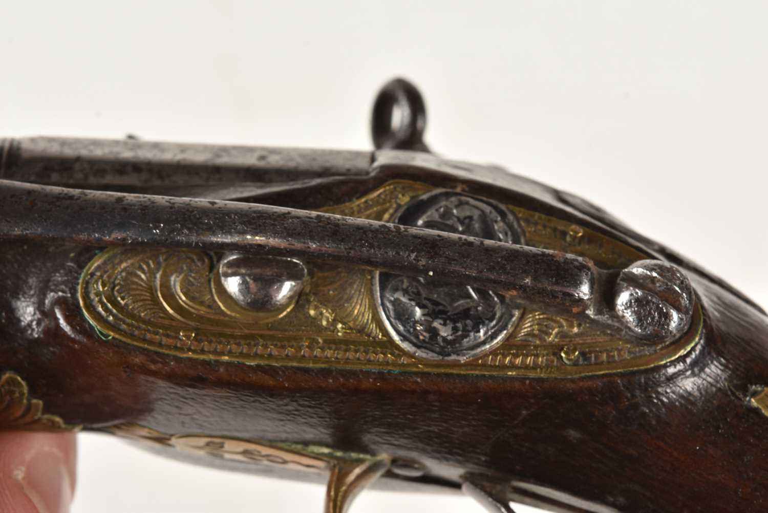 A 19th Century Flintlock boot/belt pistol, - Image 3 of 10