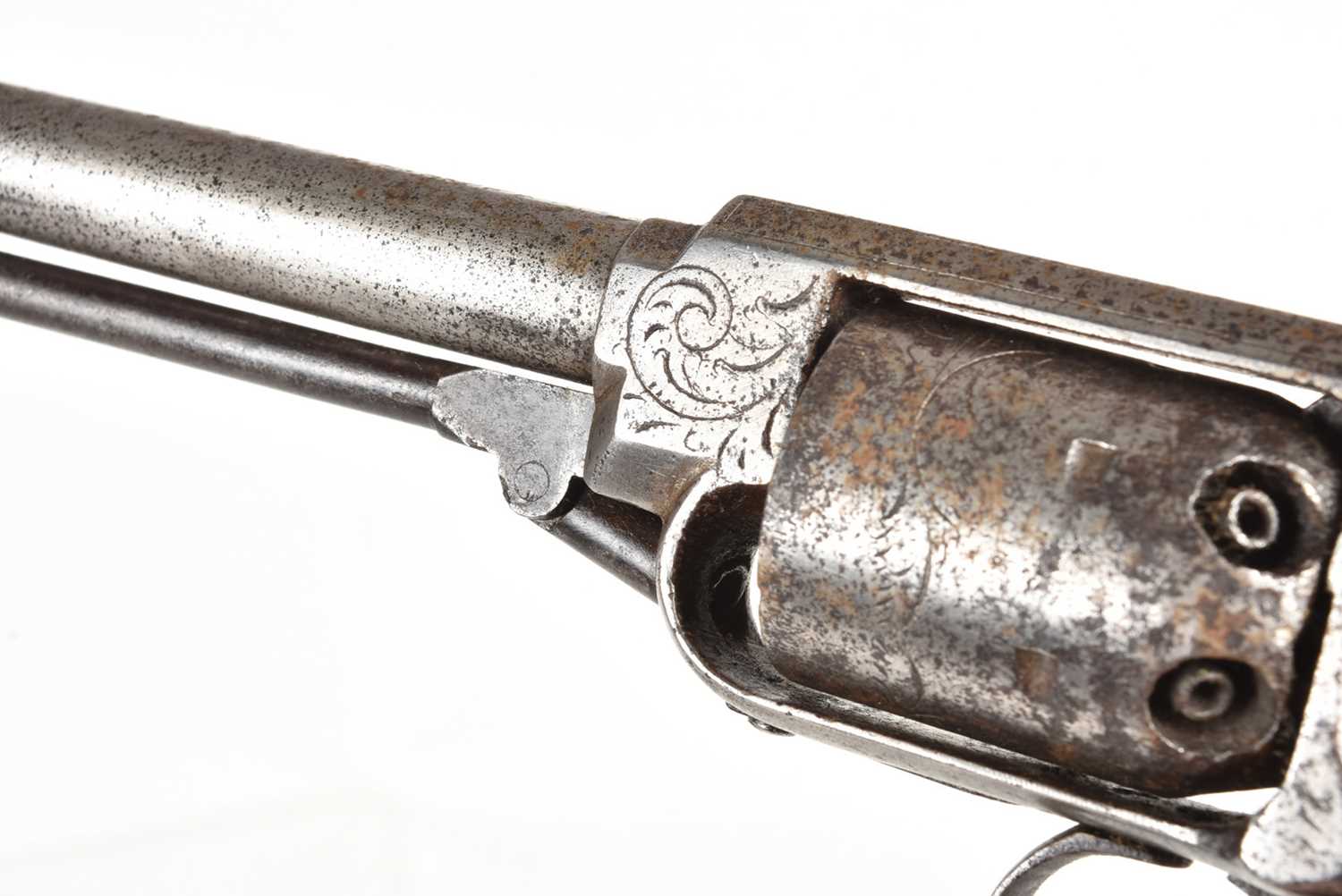 A 19th Century James Warner six shot revolver, - Image 5 of 8