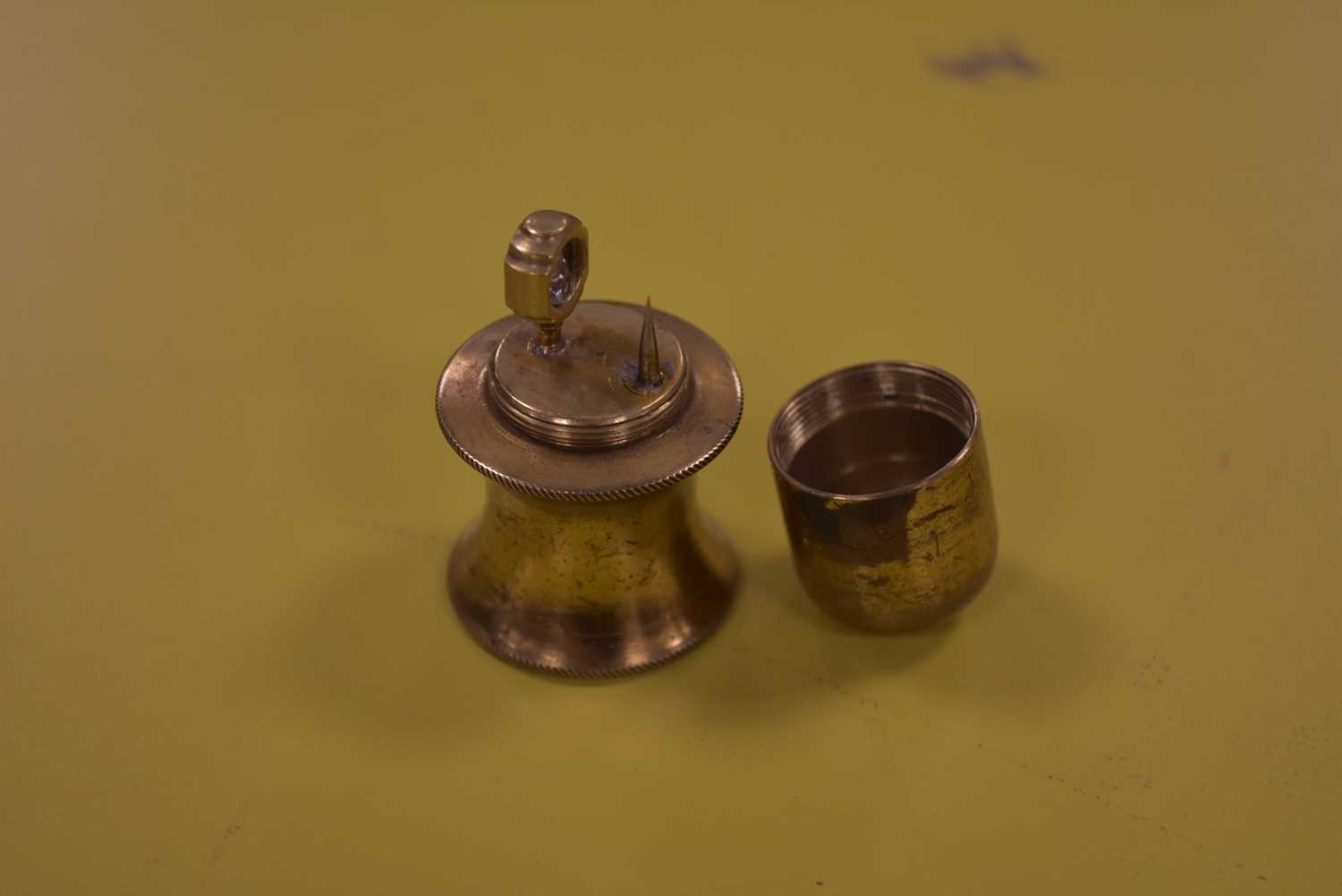 A 19th Century Brass Acorn Fleaglass, - Image 4 of 13