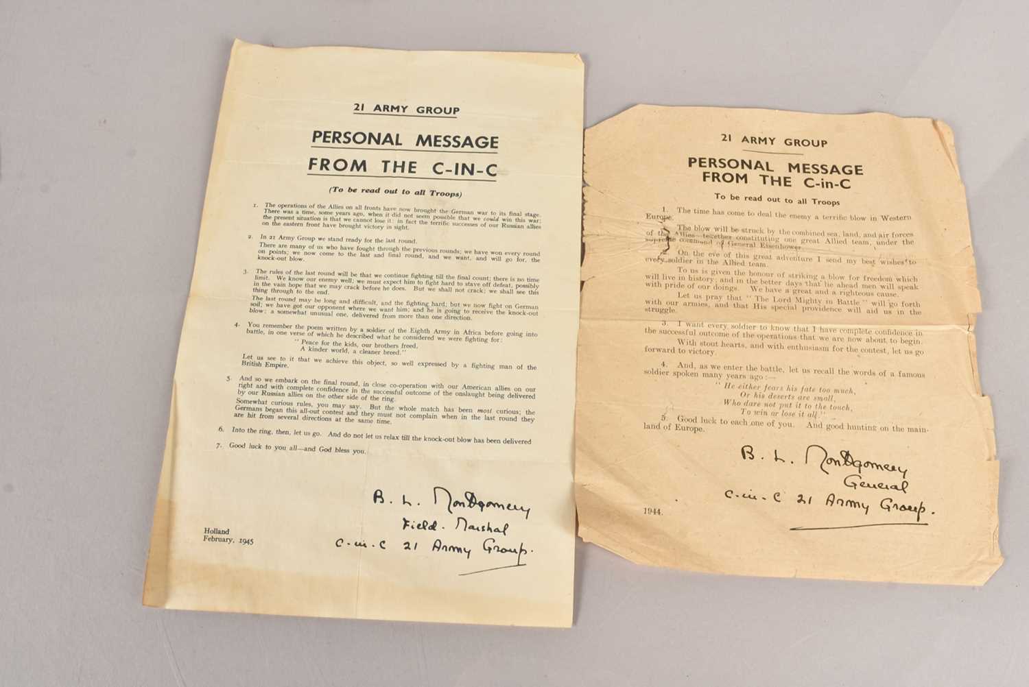 A collection of original D-Day Documents, - Image 8 of 36