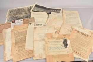 A collection of original D-Day Documents,
