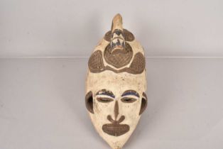 An African tribal mask,