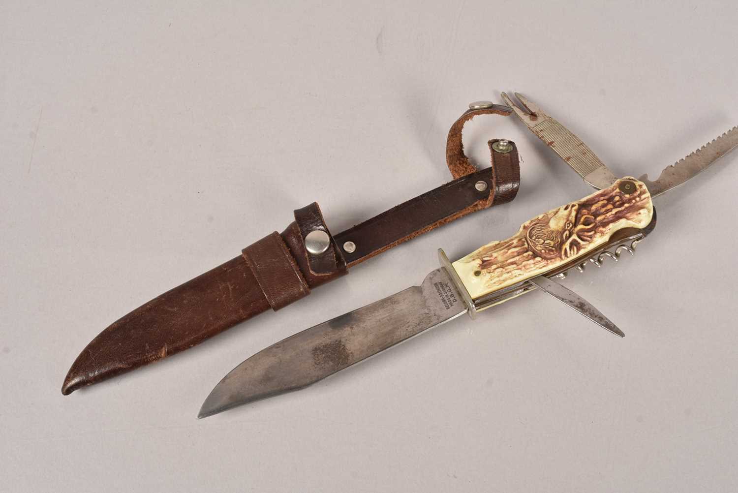 A German Hunting knife by Decora of Solingen,