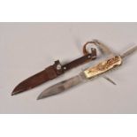 A German Hunting knife by Decora of Solingen,