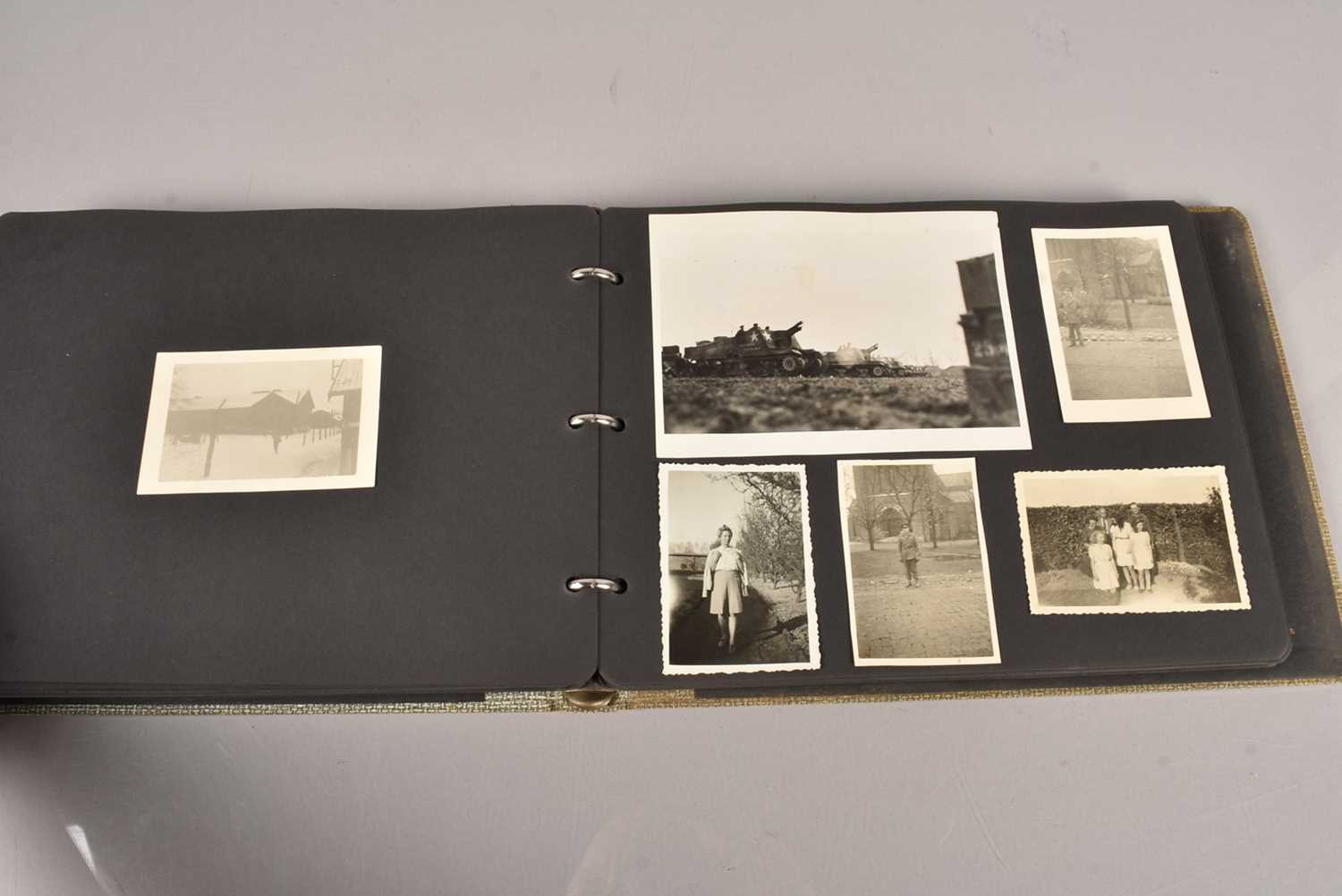 An interesting WWII Military Photograph album, - Image 17 of 22