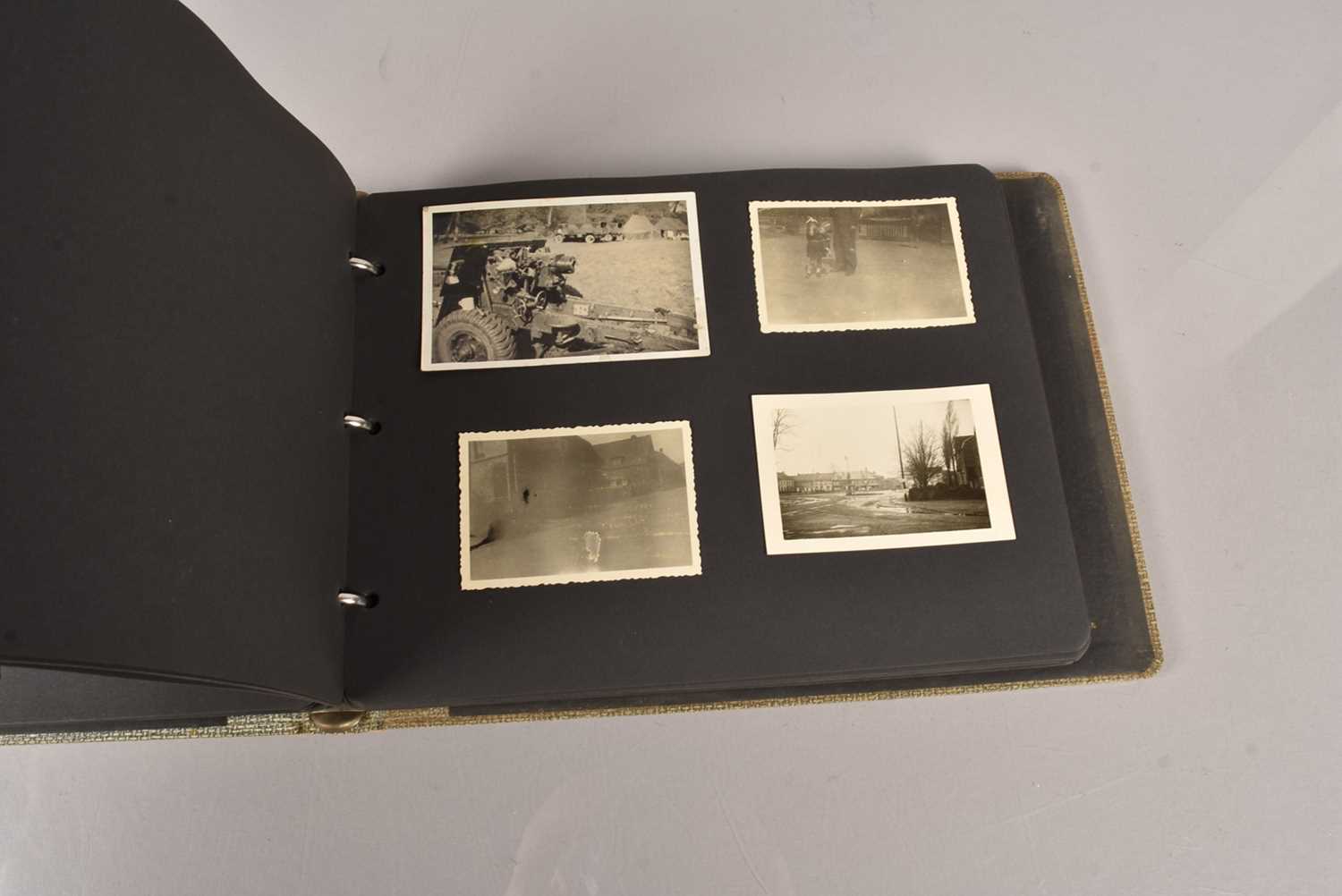 An interesting WWII Military Photograph album, - Image 19 of 22