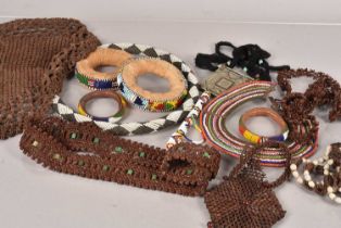 A selection of African Bead and Seed work items,