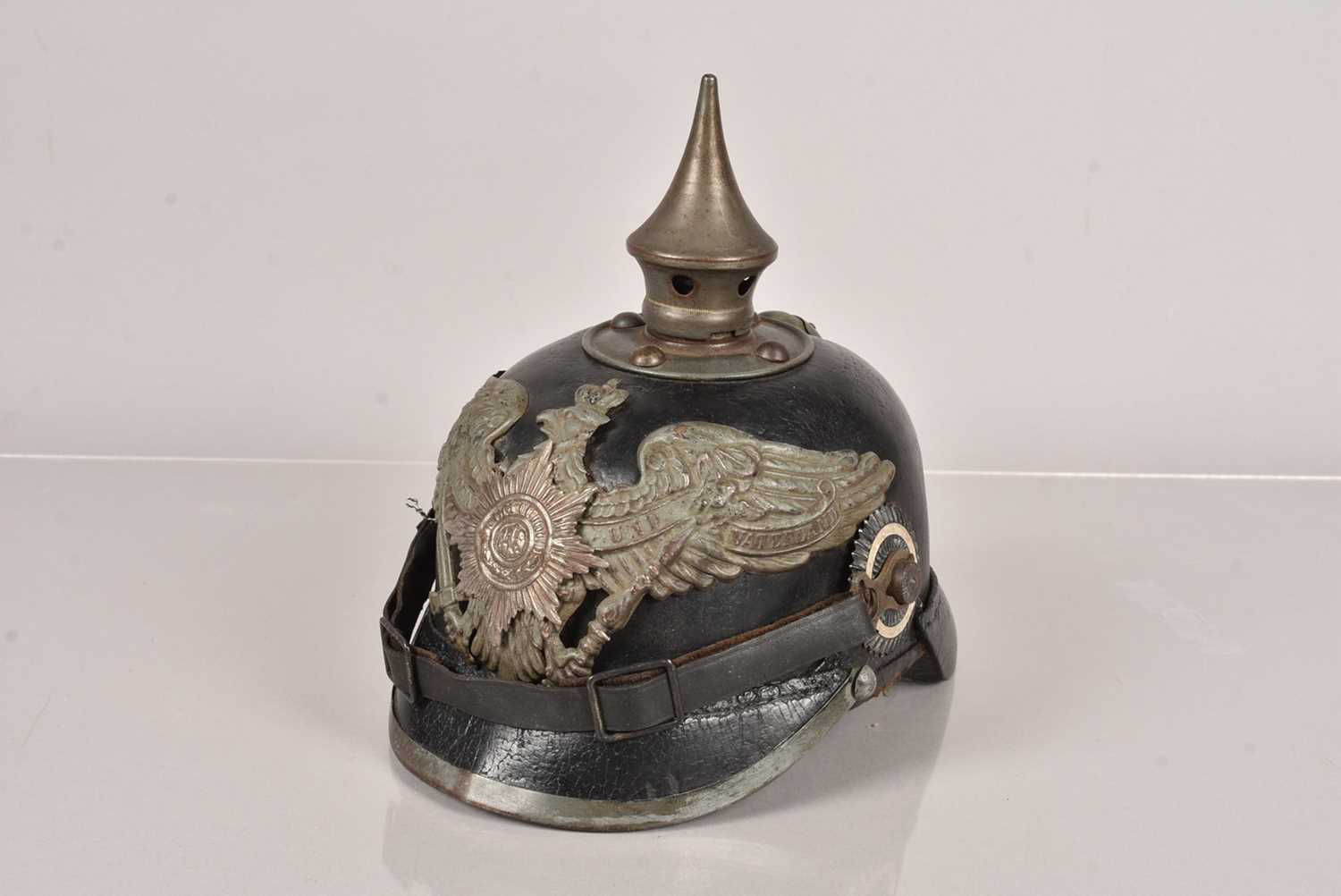 A Prussian Garde Pickelhaube,