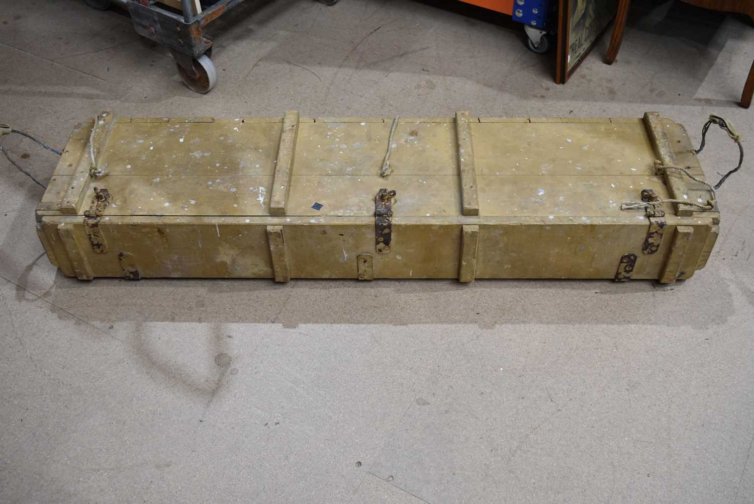 A WWII dated Munitions case,
